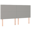 Testiera-4-pz-Grigio-Chiaro-90x5x78-88-cm-in-Tessuto