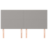 Testiera-4-pz-Grigio-Chiaro-90x5x78-88-cm-in-Tessuto