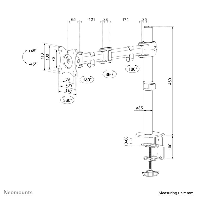 Neomounts-by-Newstar-Select-Supporto-da-scrivania-per-monitor