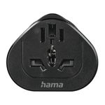 Hama-Reiseadapter-Typ-E-und-F-3-polig-universal-Welt-nach-Europa-Schwarz--00223454-