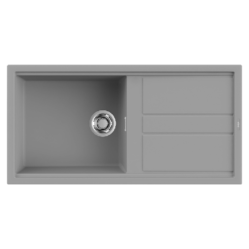 Elleci-Lavello-Incasso-1-vasca-100x51-Best-480-Keratek-Grigio-Light-Grey-LKB48097