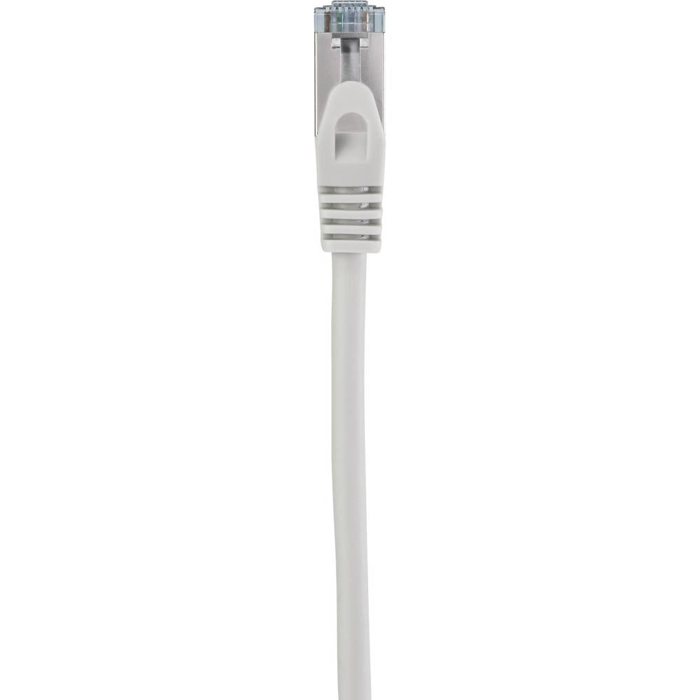 Renkforce RF-5191008 RJ45 Netzwerkkabel Patchkabel CAT 6a S/FTP 30.00 m Grau Flammwidrig mit (RF-5191008)