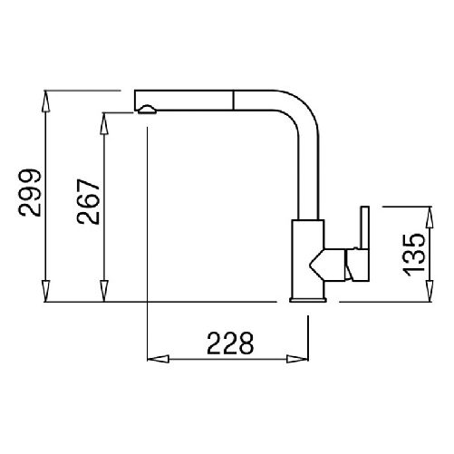 Elleci-Rubinetto-Miscelatore-Cucina-monocomando-doccetta-estraibile-Avena-MGKC0251