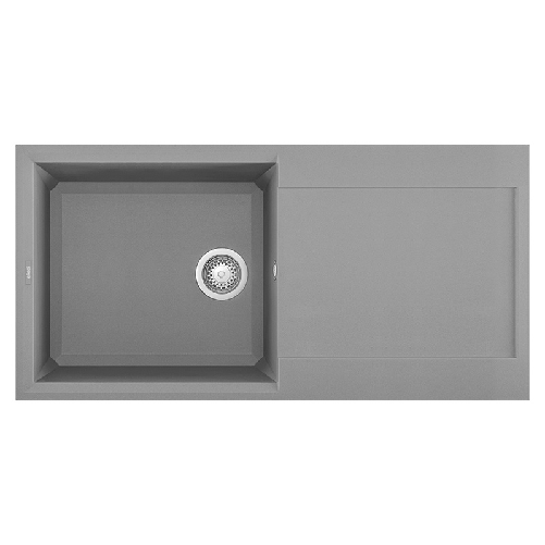 Elleci-Lavello-Incasso-1-vasca-100x50-Easy-480-Granitek-Grigio-Cemento-LGY48048