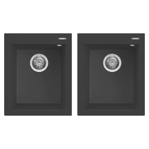 Elleci-Lavello-Incasso-Quadra-200-Granitek-Antracite-LGQ20059