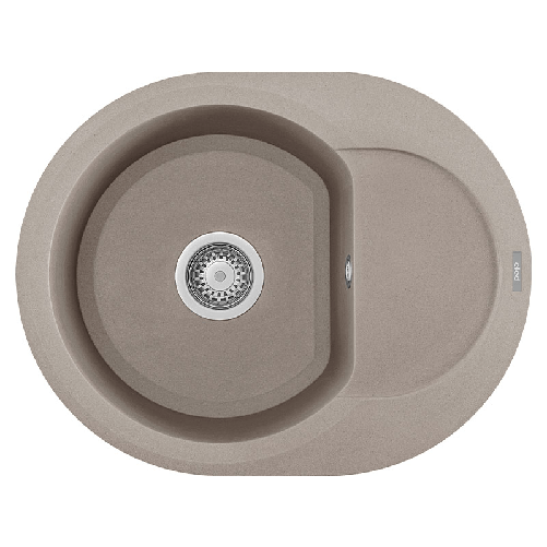 Elleci-Lavello-Tondo-da-incasso-Easy-ROUND-600-Granitek-Grigio-Tortora-LGYR6043