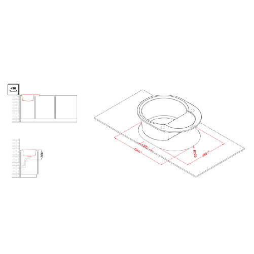 Elleci-Lavello-Tondo-da-incasso-Easy-ROUND-600-Granitek-Grigio-Tortora-LGYR6043