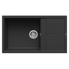 Elleci-Lavello-Incasso-1-vasca-86x50-Unico-410-Keratek-Nero-Black-Assoluto-LKU41086
