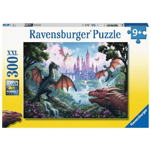 Puzzle-Ravensburger-13356-The-Dragon-s-Wrath-XXL-300-Pezzi