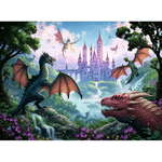 Puzzle-Ravensburger-13356-The-Dragon-s-Wrath-XXL-300-Pezzi