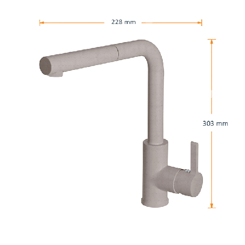 Quareco-Rubinetto-Miscelatore-Cucina-monocomando-doccetta-estraibile-Avena-QMHC02AV