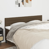 vidaXL-Testiera-2-pz-Marrone-Scuro-100x5x78-88-cm-in-Tessuto