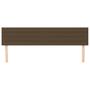 vidaXL-Testiera-2-pz-Marrone-Scuro-100x5x78-88-cm-in-Tessuto