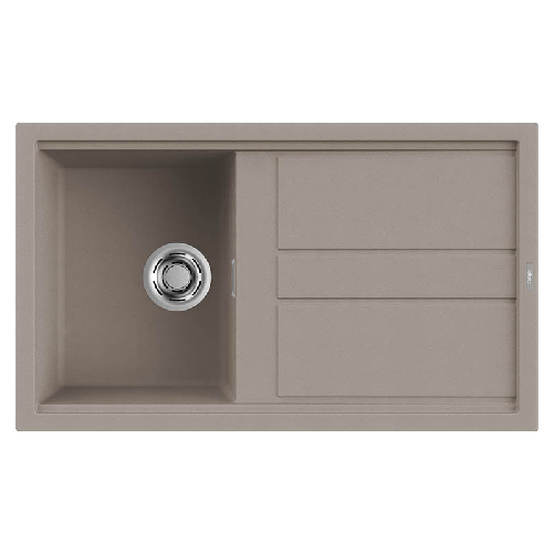 Elleci-Lavello-Incasso-1-vasca-86x51-Best-400-Granitek-Grigio-Tortora-LGB40043