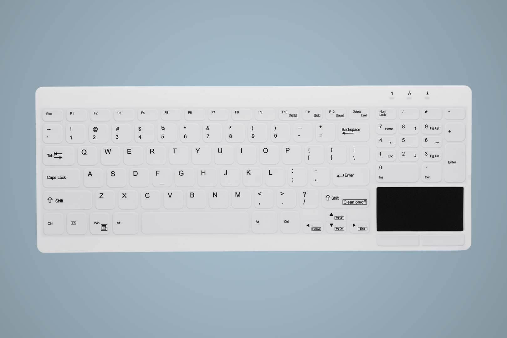 Cherry Active Key AK-C7412 tastiera Industriale USB Inglese UK Bianco
