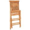 vidaXL-Set-da-Bistrot-3-pz-con-Cuscini-Verdi-in-Legno-Massello-di-Teak