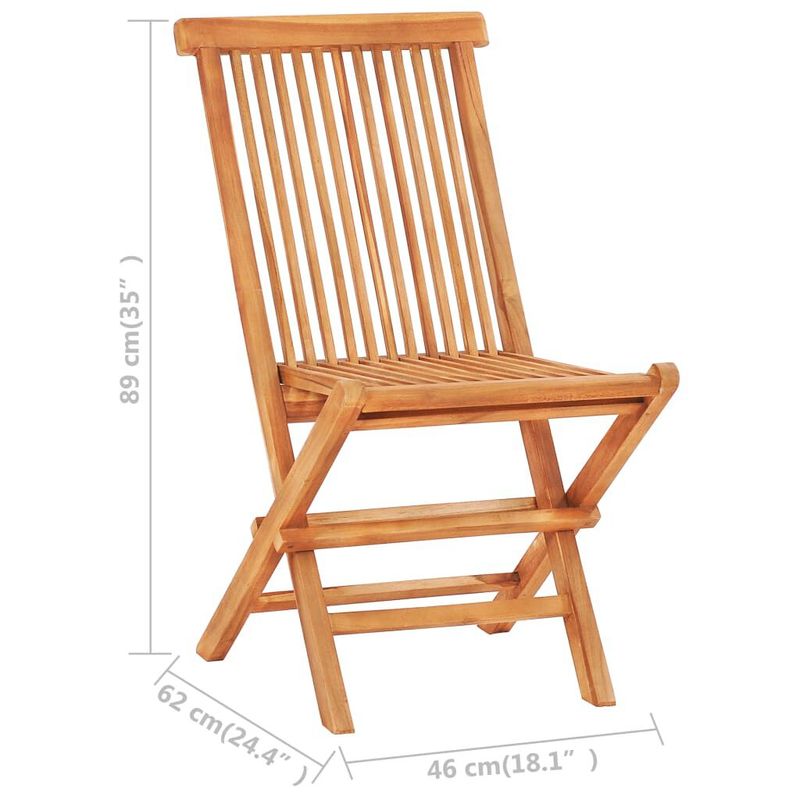 vidaXL-Set-da-Bistrot-3-pz-con-Cuscini-Verdi-in-Legno-Massello-di-Teak