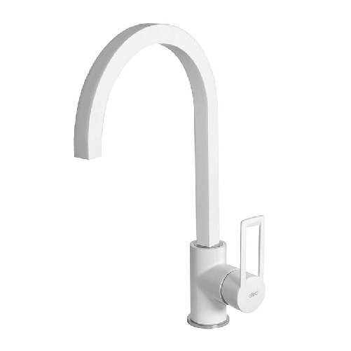 Elleci-Rubinetto-Miscelatore-Cucina-Bridge-Keratek-White-Bianco-Assoluto-MKKBRI96