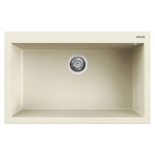 Elleci-Lavello-Incasso-1-vasca-79x50-Quadra-130-Granitek-Bianco-Antico-LGQ13062