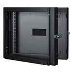 Lanview LOGON RWMD09UBL rack 9U Da parete Nero (19 9U Rack Cabinet Double - Section 600 x 150 x 498mm - - Black