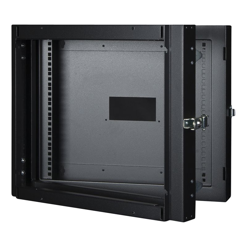 LOGON-RWMD09UBL-rack-9U-Da-parete-Nero--19-9U-Rack-Cabinet-Double---Section-600-x-150-x-498mm-----Black---Warranty--60M-
