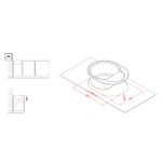 Elleci-Lavello-Tondo-da-incasso-Easy-Round-600-Granitek-Grigio-Cemento-LGYR6048