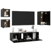 vidaXL-Set-Mobile-TV-5-pz-Nero-in-Truciolato