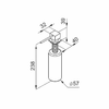 Elleci-Dispenser-sapone-quadrato-Element-Cromato---ADI02301