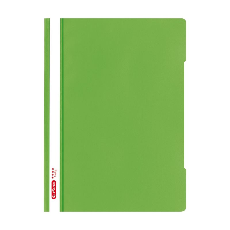 Cartella-a-fogli-mobili-Herlitz-qualitA A -DIN-A4-polipropilene--PP--verde-chiaro