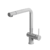Elleci-Rubinetto-Miscelatore-Cucina-Stream-Granitek-Grigio-Aluminium-MMKSTR79