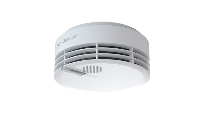 Rilevatore-di-fumo-Hekatron-incluso-tampone-adesivo-Genius-Plus