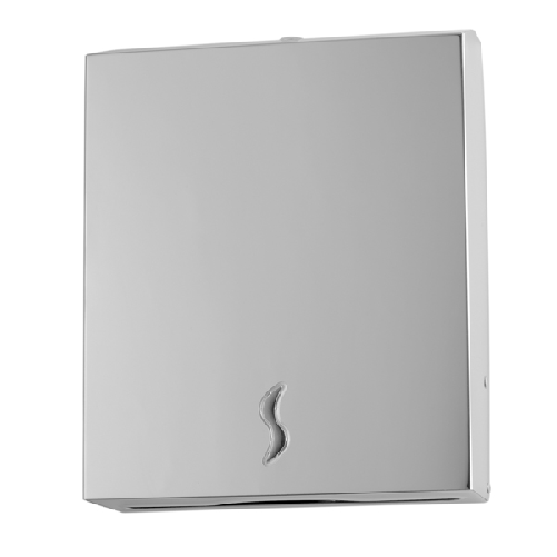 MEDIALINTERNATIONAL DISTRIBUTORE ASCIUGAMANI PIEGATI 400F IN ACCIAIO INOX