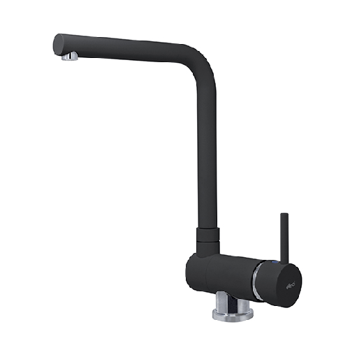 Elleci-Rubinetto-Miscelatore-Cucina-Danubio-Granitek-Nero-MGKDAN40