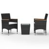 Set-da-Bistrot-per-Giardino-5pz-Polyrattan-Vetro-Temperato-Nero