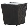 Set-da-Bistrot-per-Giardino-5pz-Polyrattan-Vetro-Temperato-Nero