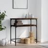 vidaXL-Tavolino-Consolle-Rovere-Fumo-75x355x75cm-in-Legno-Multistrato