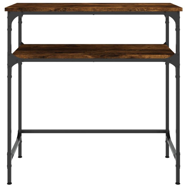vidaXL-Tavolino-Consolle-Rovere-Fumo-75x355x75cm-in-Legno-Multistrato