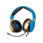 Qubick-Inter-Cuffia-Padiglione-auricolare-Connettore-3.5-mm-Blu