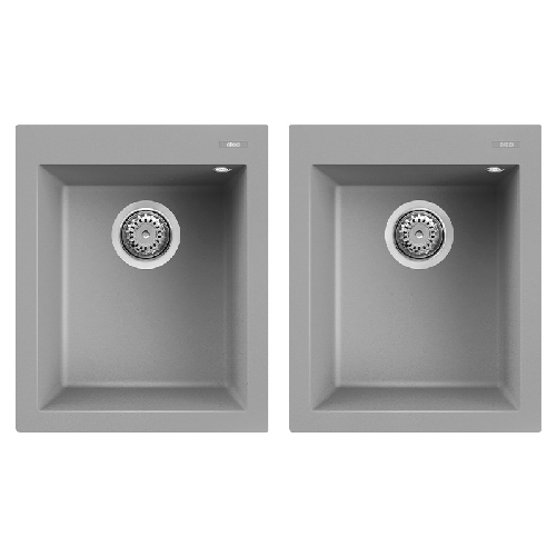 Elleci-Lavello-Incasso-Quadra-200-Keratek-Grigio-Light-Grey-LKQ20097
