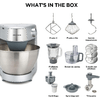 Kenwood-KHC29.P0SI-Impastatrice-Planetaria-Prospero--Ciotola-43L-Frullatore-in-vetro-12L-con-lame-dischi-in-acciaio-da-14L-Spremiagrumi-Tritacarne-Centrifuga-3-utensili-Silver