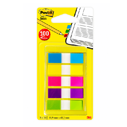 MINISET-100-Post-it®-INDEX-683-5CBEU-FORMATO-MINI