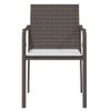 vidaXL-Sedie-da-Giardino-con-Cuscini-6pz-Marroni-56x59x84cm-Polyrattan