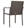 vidaXL-Sedie-da-Giardino-con-Cuscini-6pz-Marroni-56x59x84cm-Polyrattan