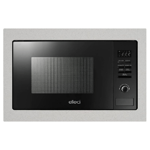 Elleci Forno Microonde da incasso Plano mw Granitek 79 Grigio Aluminium FMSP28179WS