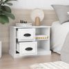 vidaXL-Comodino-Bianco-Lucido-60x355x45-cm