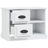 vidaXL-Comodino-Bianco-Lucido-60x355x45-cm