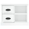 vidaXL-Comodino-Bianco-Lucido-60x355x45-cm