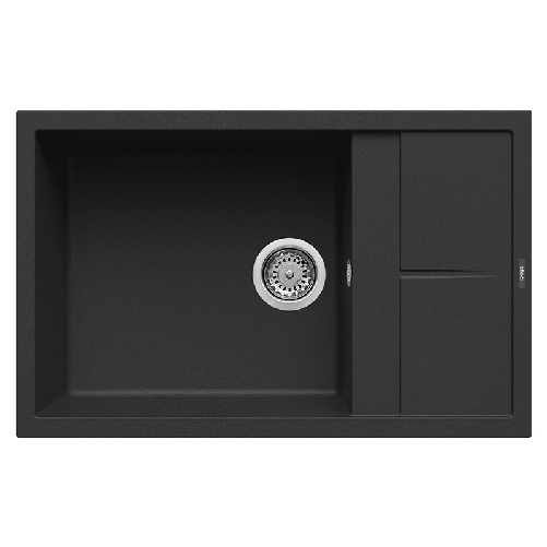 Elleci-Lavello-Incasso-1-vasca-78x50-Unico-310-Keratek-Nero-Black-Assoluto-LKU31086