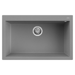 Elleci-Lavello-Incasso-1-vasca-79x50-Quadra-130-Granitek-Grigio-Titanium-LMQ13073