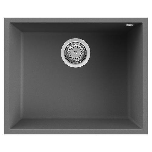 Elleci-Lavello-Incasso-1-vasca-54x44-Quadra-105-Sottotop-Keratek-Grigio-Dark-Grey-LKQ10599BSO